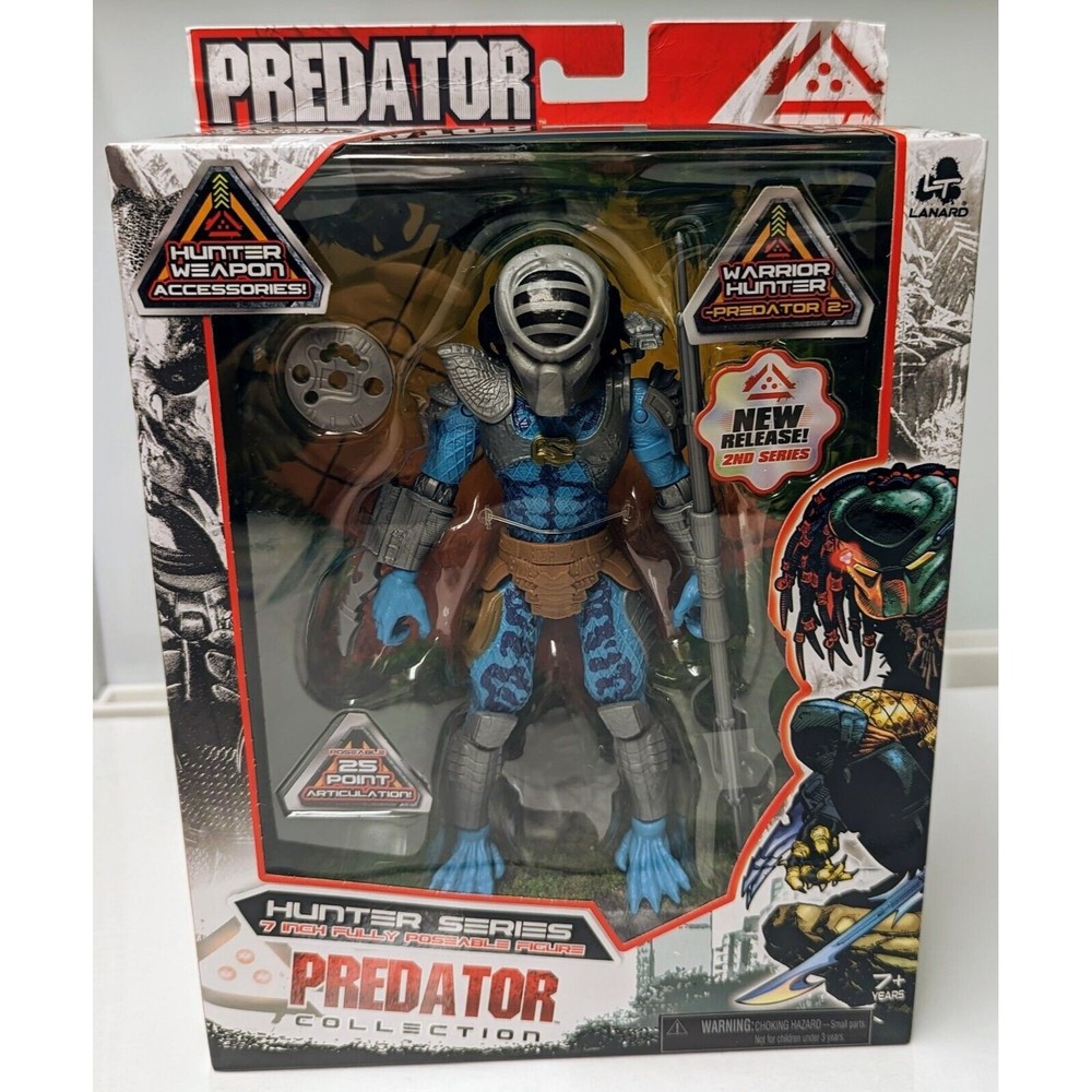 Predator "Warrior Hunter" 7" Figure Series 2 with Specialty Hunter Weapons